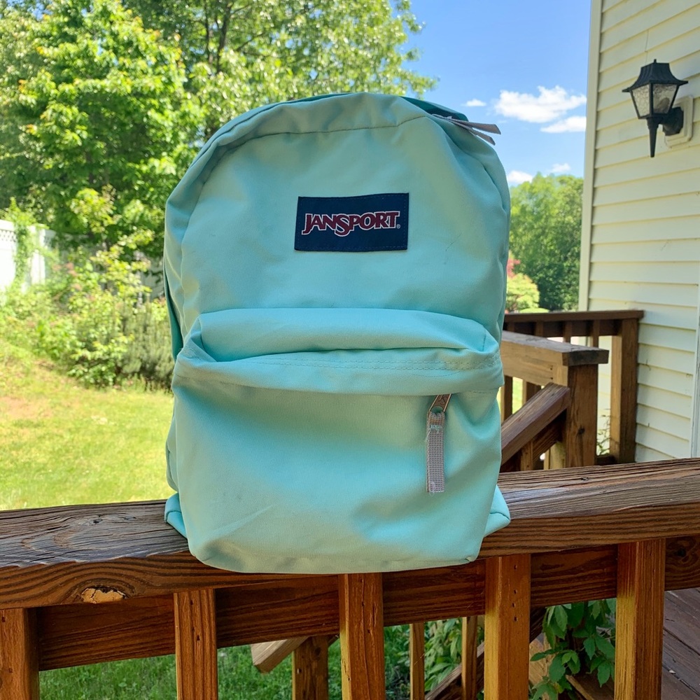 Teal Blue Jansport Backpack Gem